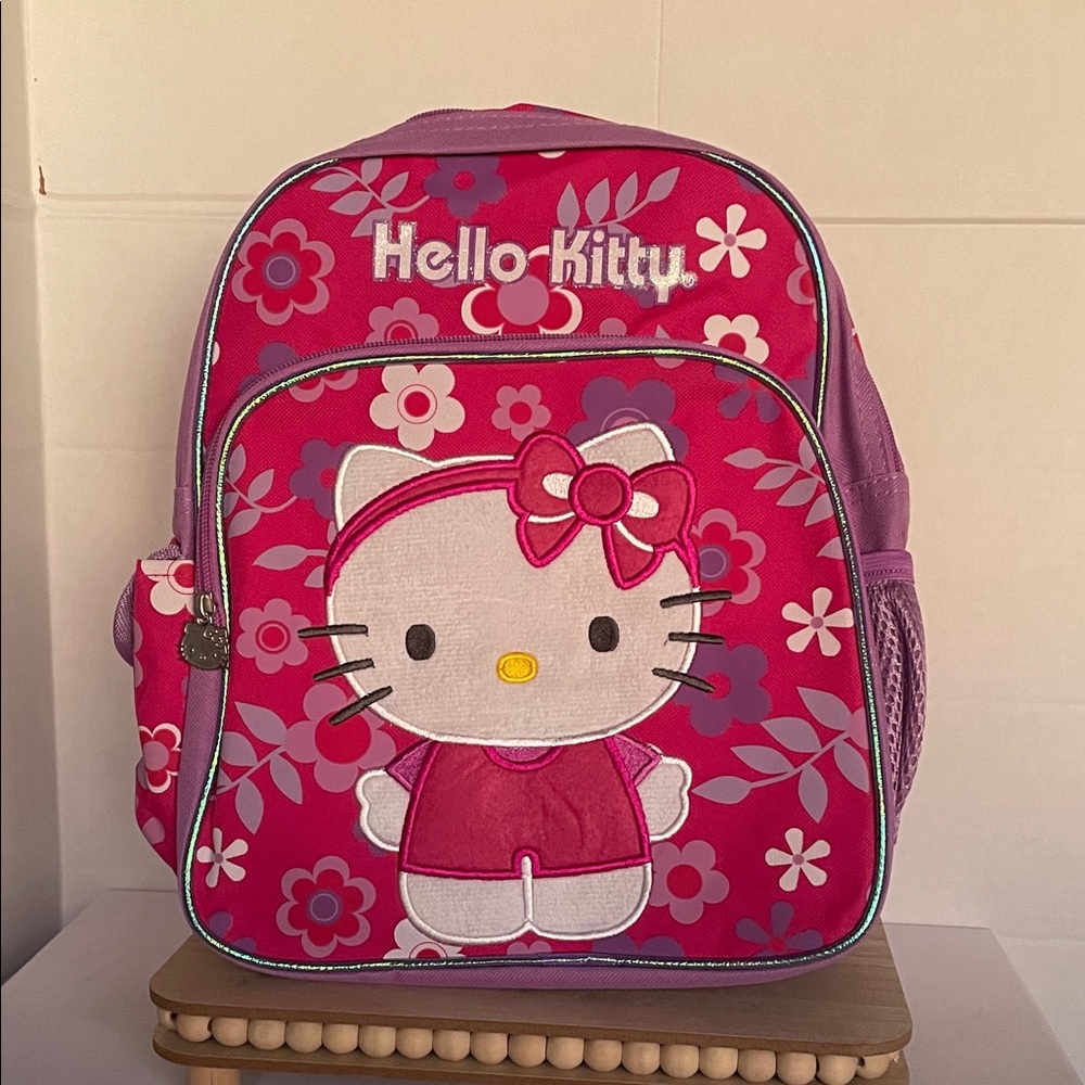 Hello Kitty Floral Backpack -New w/Tags
